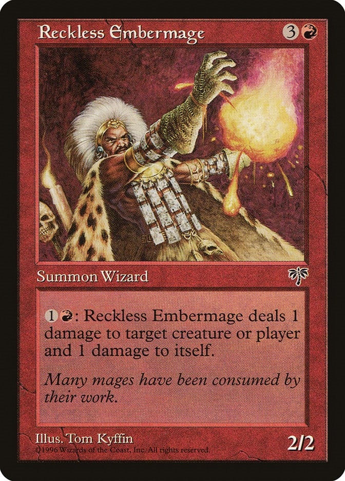 Image for Reckless Embermage (MIR) - Magic: The Gathering