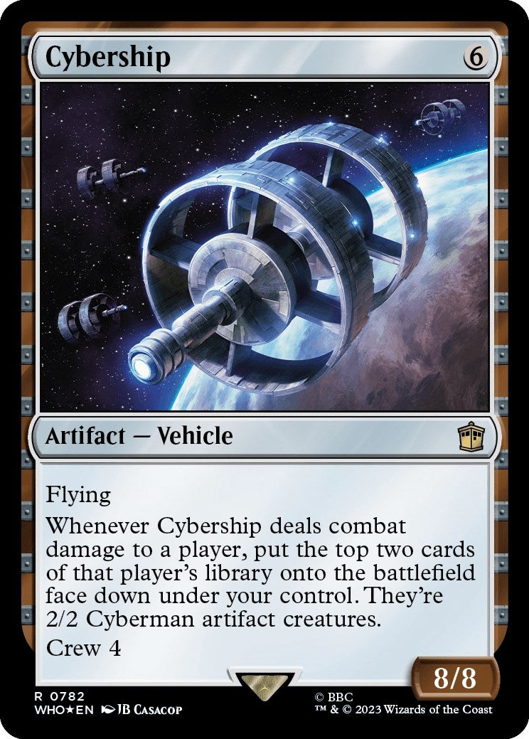 Image for Cybership (Surge Foil) (782) (WHO) - Magic: The Gathering
