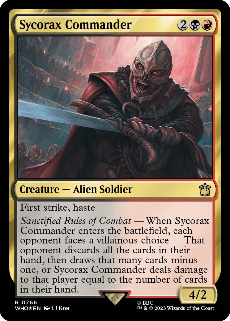 Image for Sycorax Commander (Surge Foil) (766) (WHO) - Magic: The Gathering