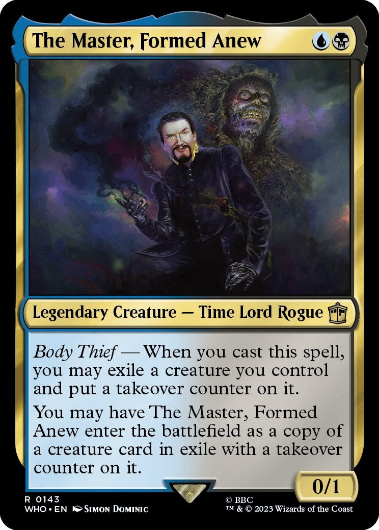 Image for The Master, Formed Anew (143) (WHO) - Magic: The Gathering
