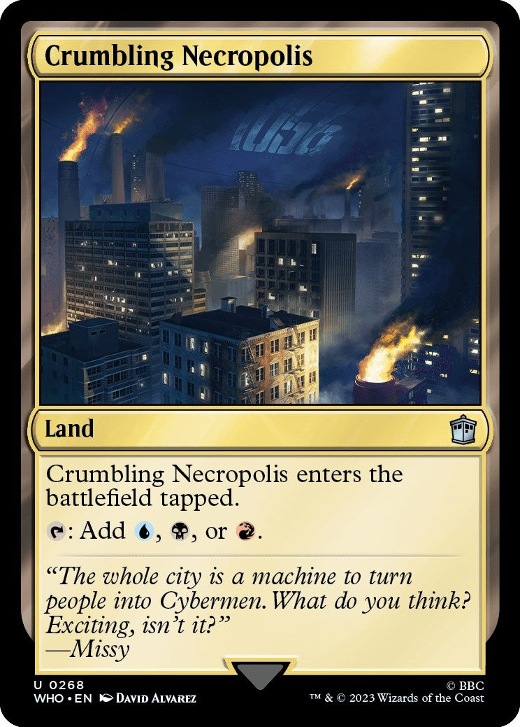 Image for Crumbling Necropolis (268) (WHO) - Magic: The Gathering