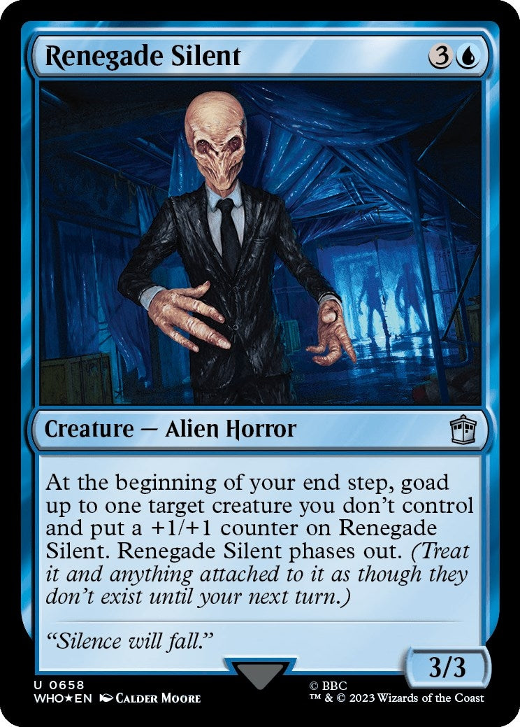 Image for Renegade Silent (Surge Foil) (658) (WHO) - Magic: The Gathering