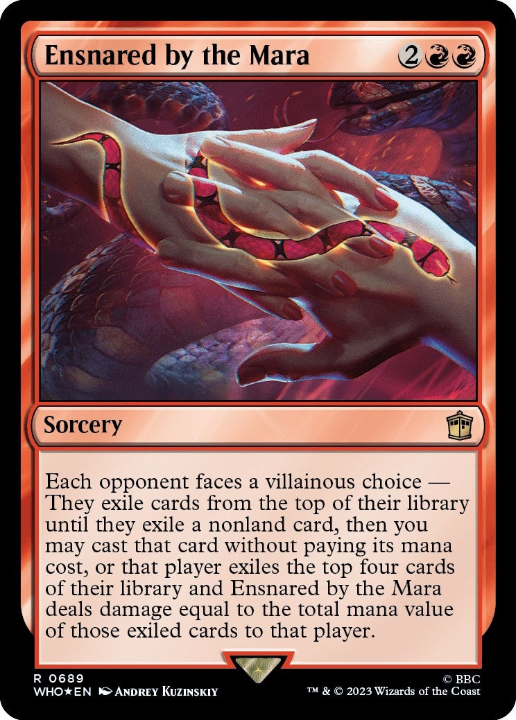 Image for Ensnared by the Mara (Surge Foil) (689) (WHO) - Magic: The Gathering
