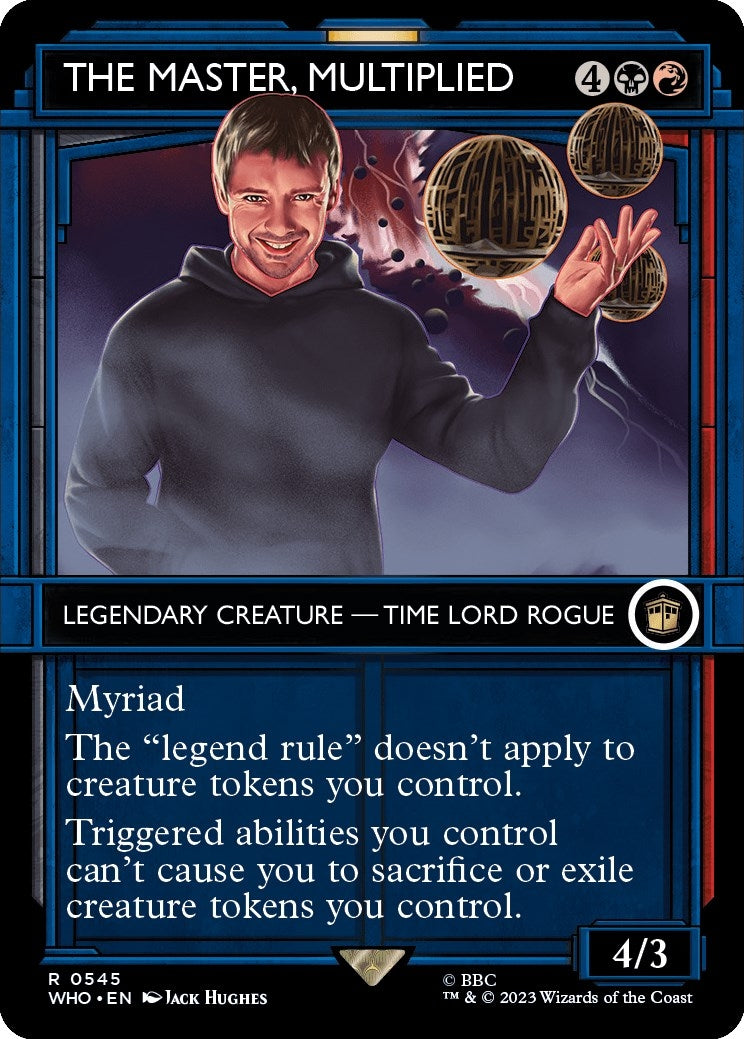 Image for The Master, Multiplied (Showcase) (545) (WHO) - Magic: The Gathering