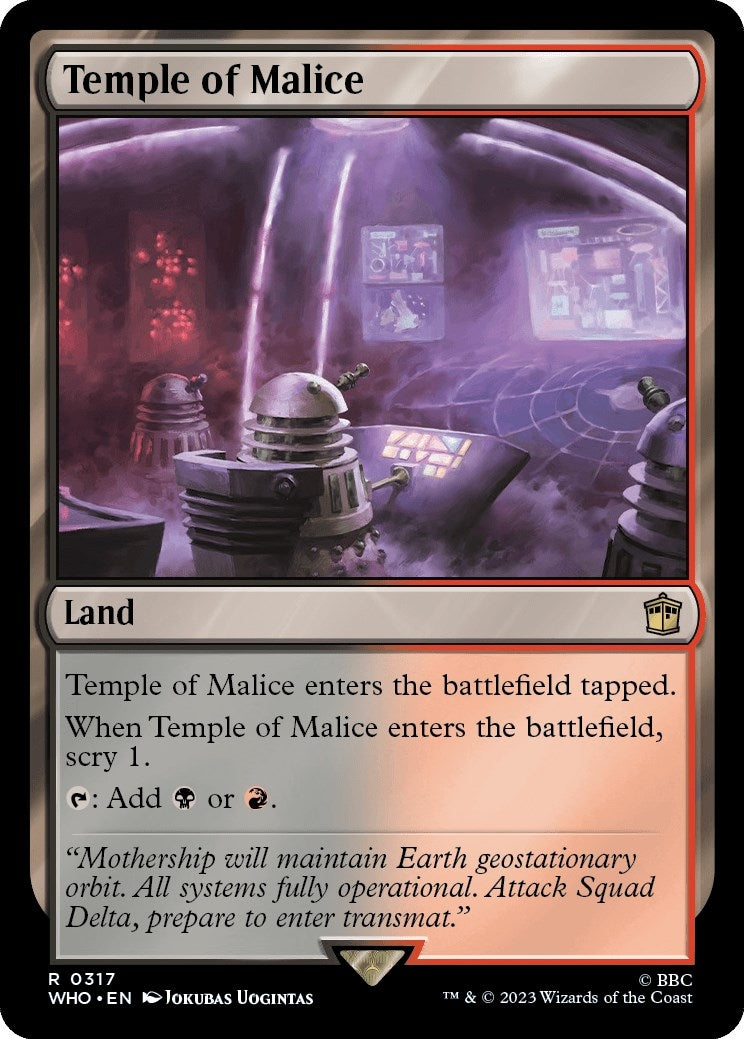 Image for Temple of Malice (317) (WHO) - Magic: The Gathering
