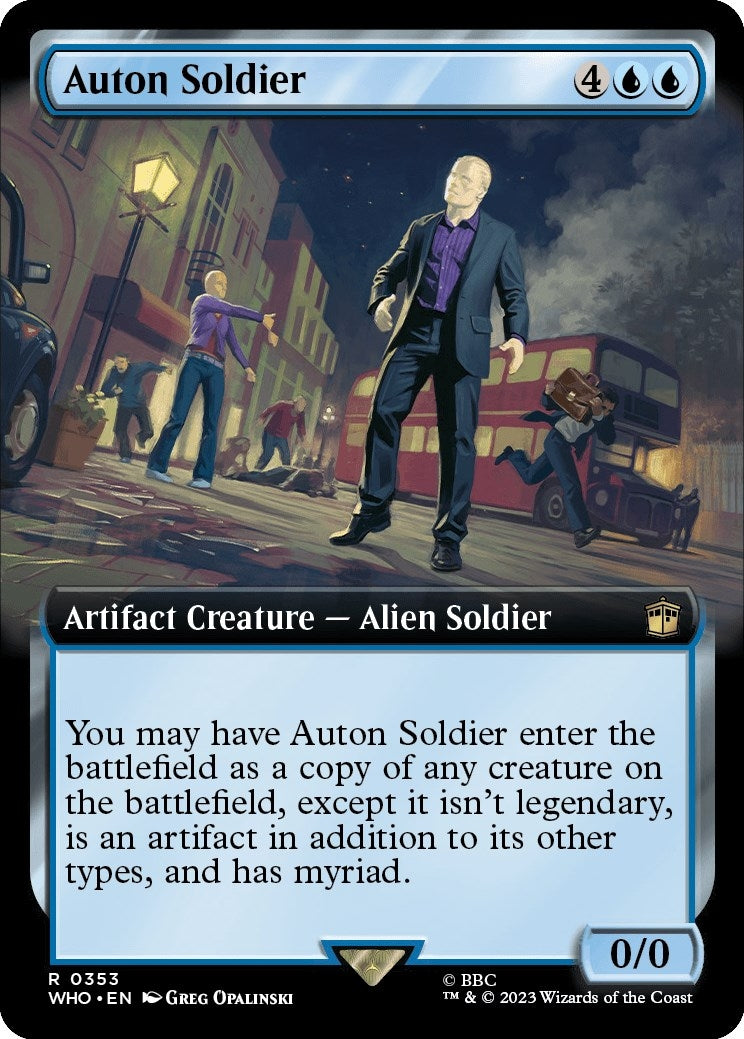 Image for Auton Soldier (Extended Art) (353) (WHO) - Magic: The Gathering