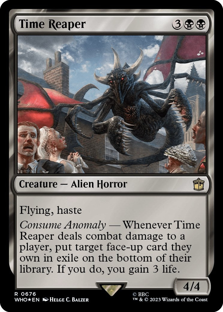 Image for Time Reaper (Surge Foil) (676) (WHO) - Magic: The Gathering