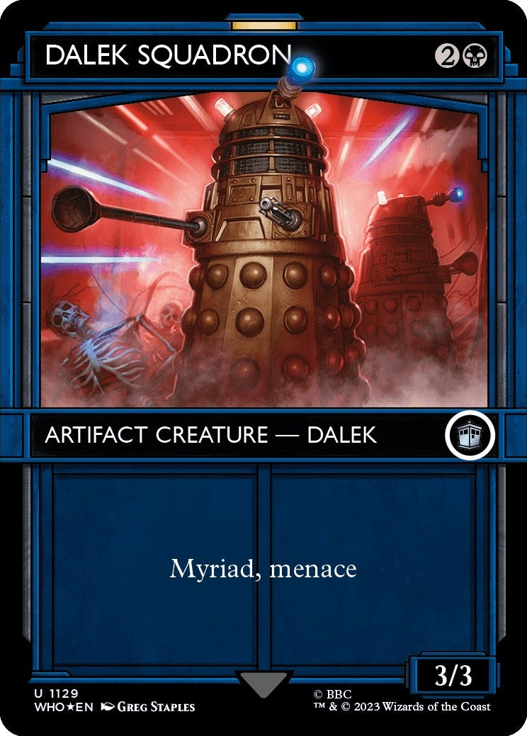 Image for Dalek Squadron (Showcase) (Surge Foil) (1129) (WHO) - Magic: The Gathering