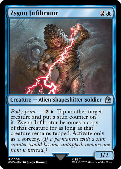 Zygon Infiltrator (Surge Foil) (668) (WHO)