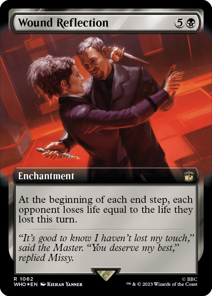 Image for Wound Reflection (Extended Art) (Surge Foil) (1062) (WHO) - Magic: The Gathering