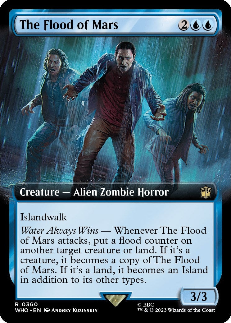 Image for The Flood of Mars (Extended Art) (360) (WHO) - Magic: The Gathering