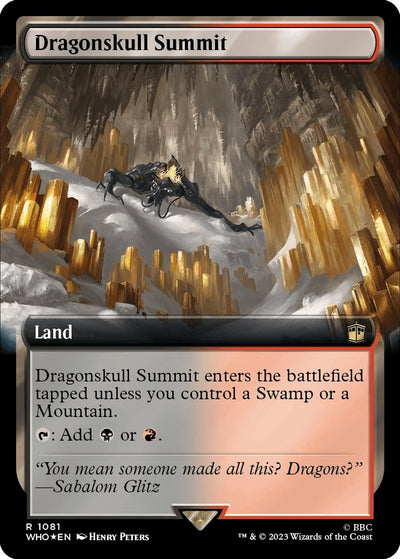 Dragonskull Summit (Extended Art) (Surge Foil) (1081) (WHO)