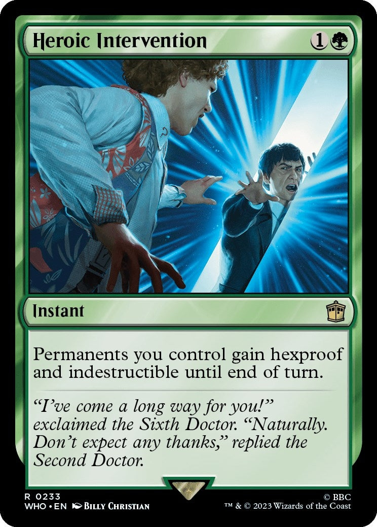 Image for Heroic Intervention (233) (WHO) - Magic: The Gathering