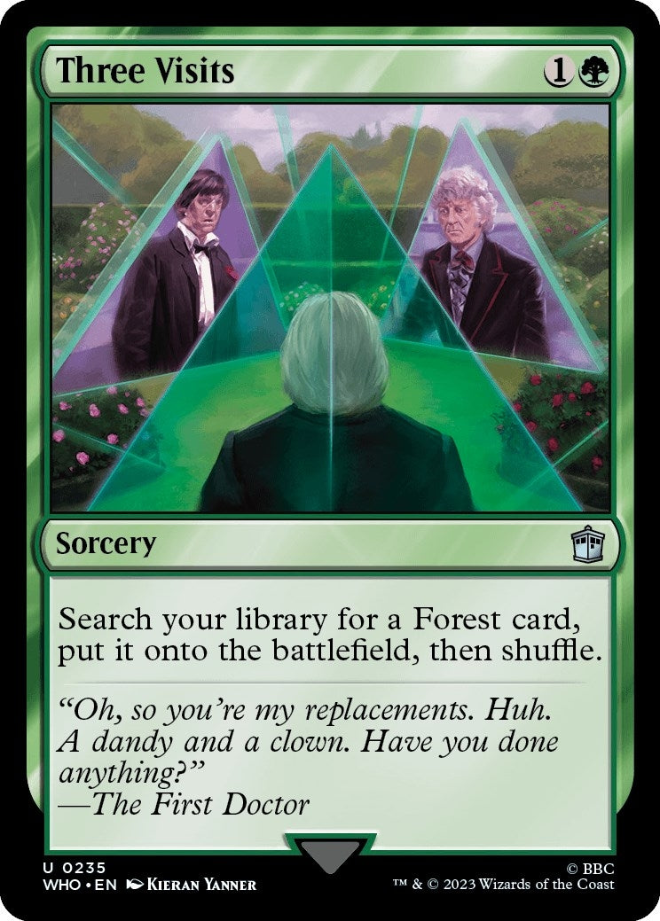 Image for Three Visits (235) (WHO) - Magic: The Gathering