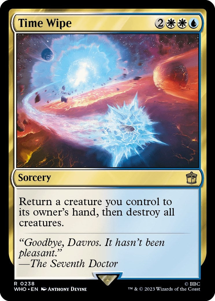 Image for Time Wipe (238) (WHO) - Magic: The Gathering