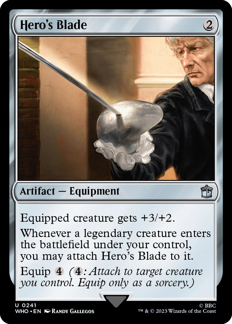 Image for Hero's Blade (241) (WHO) - Magic: The Gathering