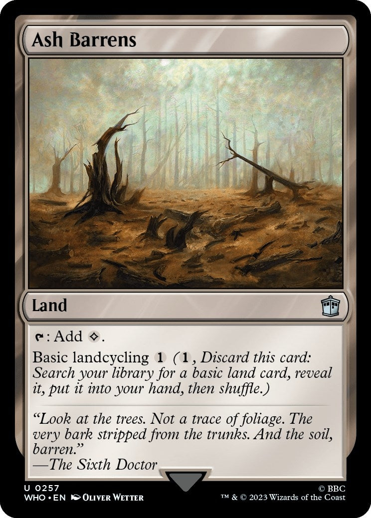 Image for Ash Barrens (257) (WHO) - Magic: The Gathering
