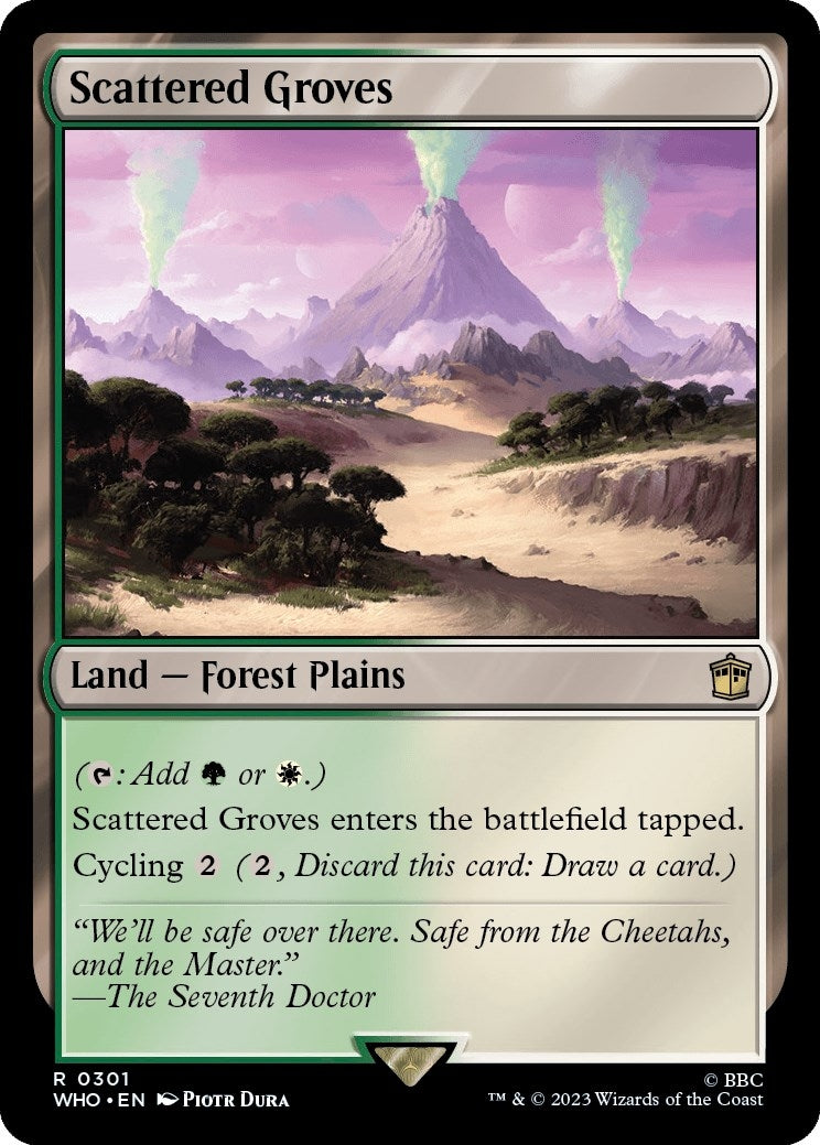 Image for Scattered Groves (301) (WHO) - Magic: The Gathering
