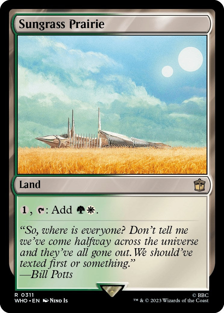 Image for Sungrass Prairie (311) (WHO) - Magic: The Gathering
