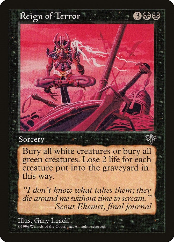Image for Reign of Terror (MIR) - Magic: The Gathering