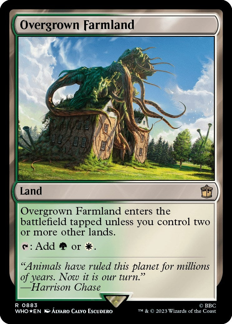 Image for Overgrown Farmland (Surge Foil) (883) (WHO) - Magic: The Gathering