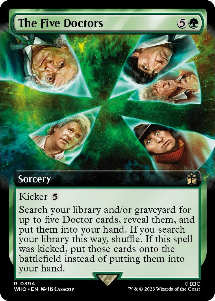 Image for The Five Doctors (Extended Art) (394) (WHO) - Magic: The Gathering