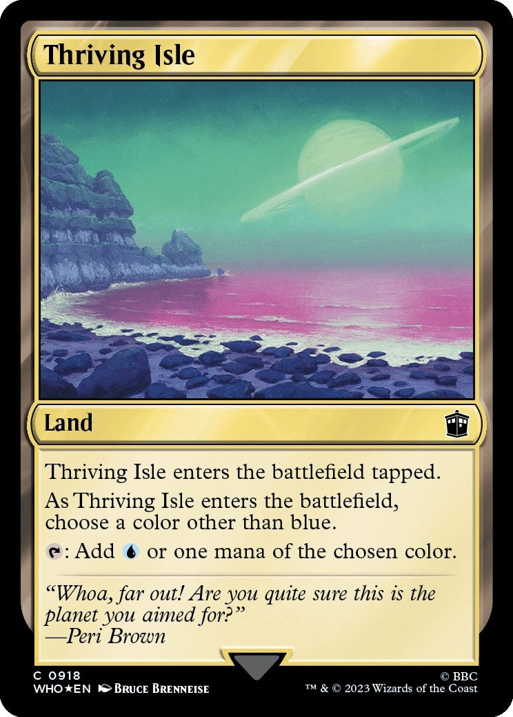 Image for Thriving Isle (Surge Foil) (918) (WHO) - Magic: The Gathering