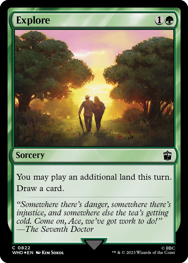 Image for Explore (Surge Foil) (822) (WHO) - Magic: The Gathering