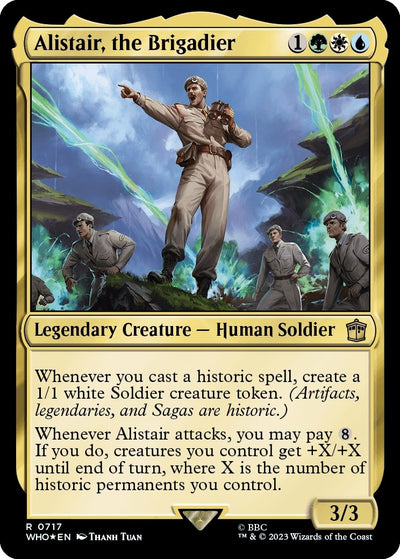 Alistair, the Brigadier (Surge Foil) (717) (WHO)