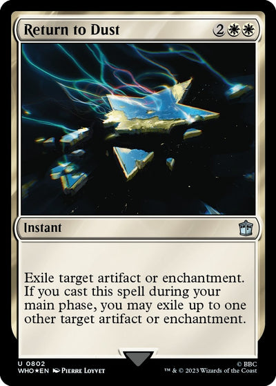 Return to Dust (Surge Foil) (802) (WHO)