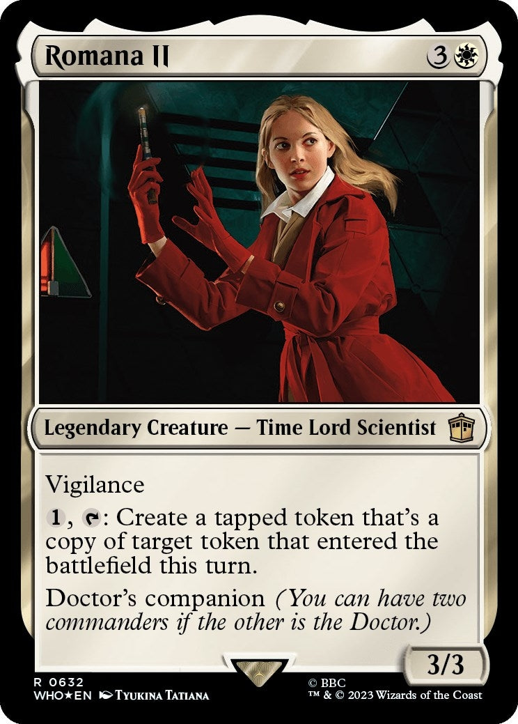Image for Romana II (Surge Foil) (632) (WHO) - Magic: The Gathering