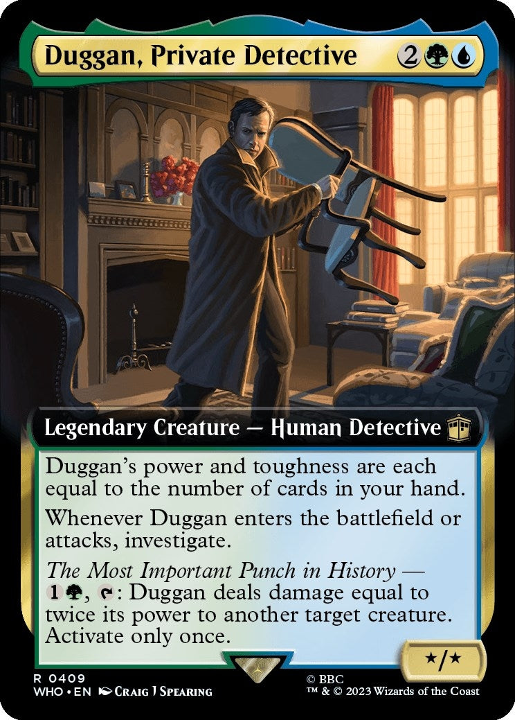 Image for Duggan, Private Detective (Extended Art) (409) (WHO) - Magic: The Gathering