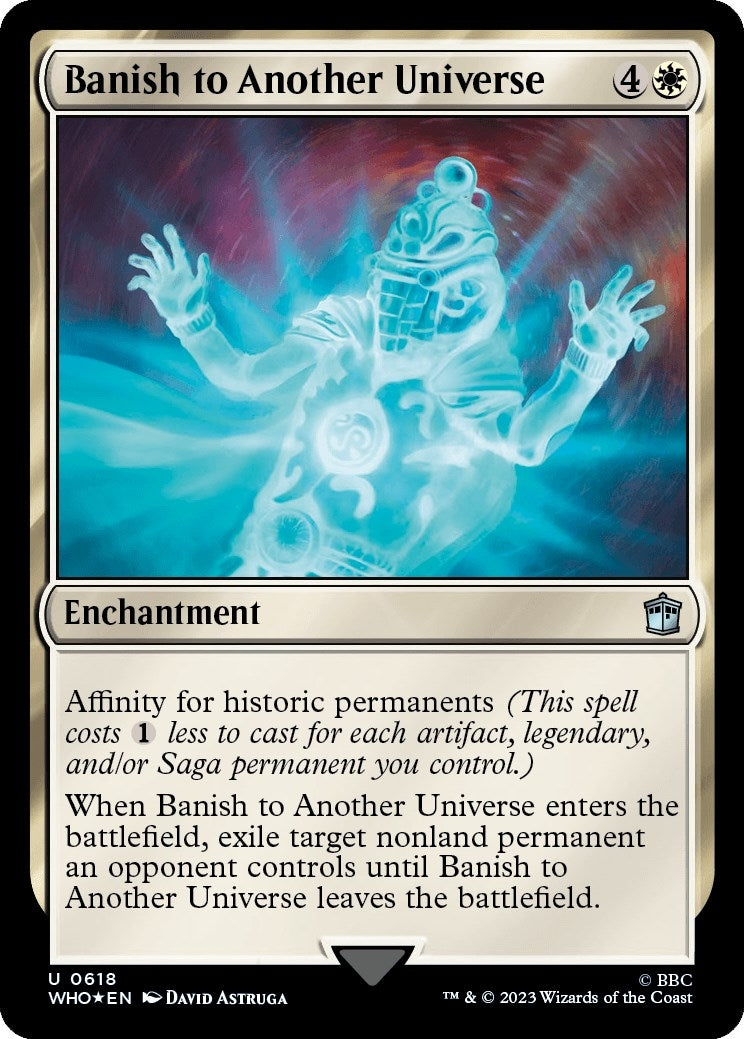 Image for Banish to Another Universe (Surge Foil) (618) (WHO) - Magic: The Gathering