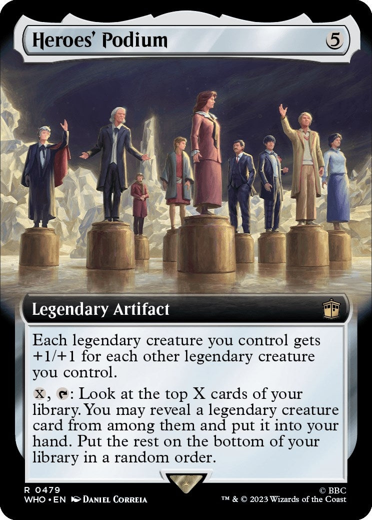 Image for Heroes' Podium (Extended Art) (479) (WHO) - Magic: The Gathering