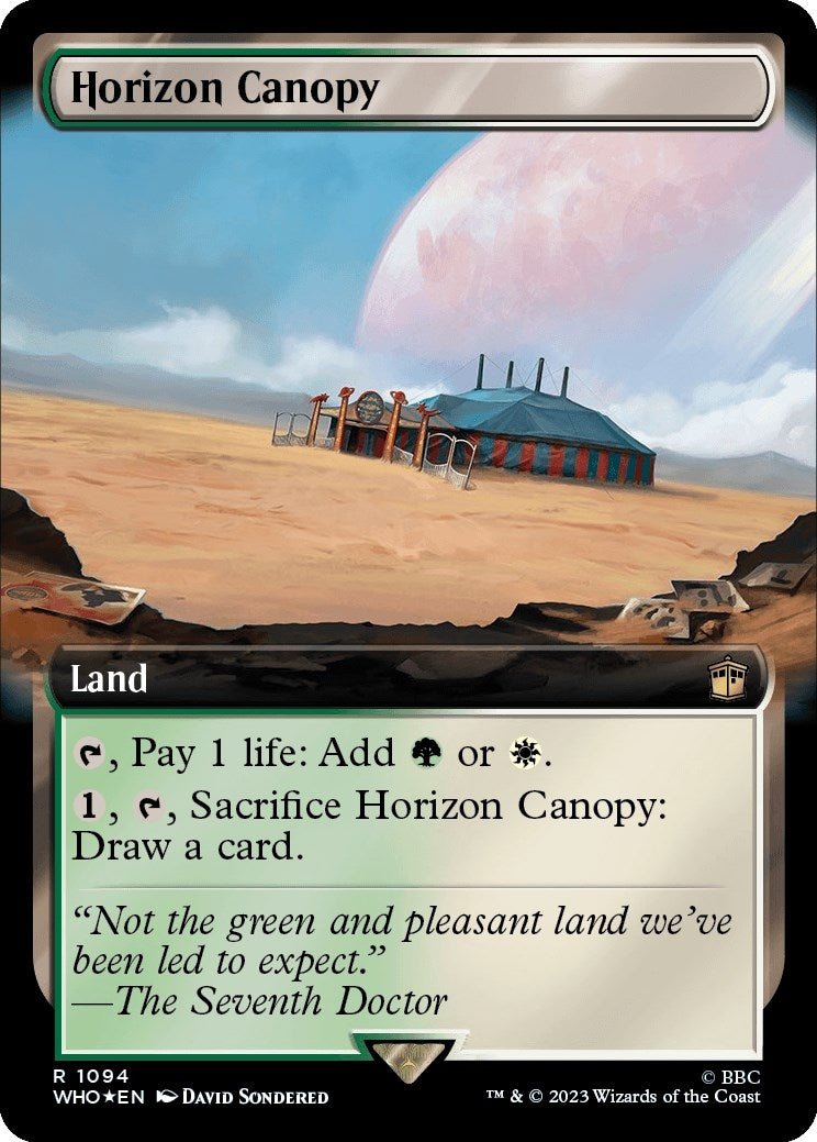 Image for Horizon Canopy (Extended Art) (Surge Foil) (1094) (WHO) - Magic: The Gathering