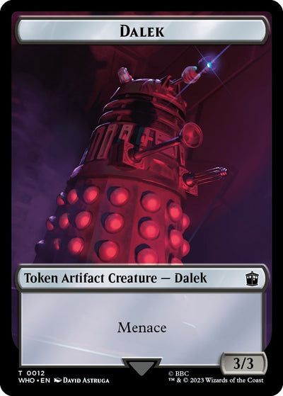 Dalek // Food (0025) Double-Sided Token (12 // 25) (WHO)