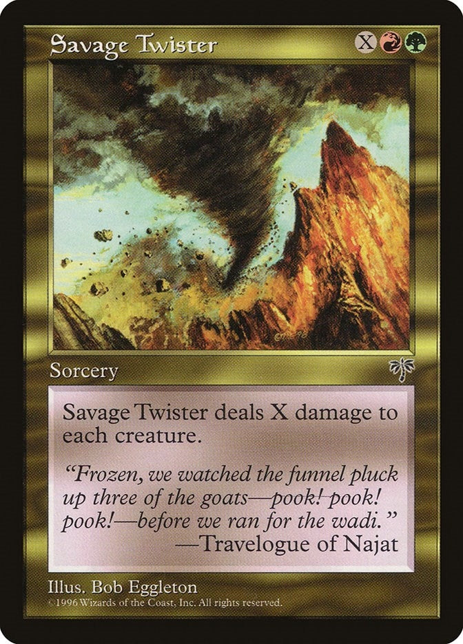 Image for Savage Twister (MIR) - Magic: The Gathering