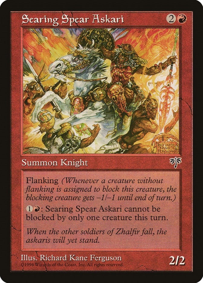 Image for Searing Spear Askari (MIR) - Magic: The Gathering