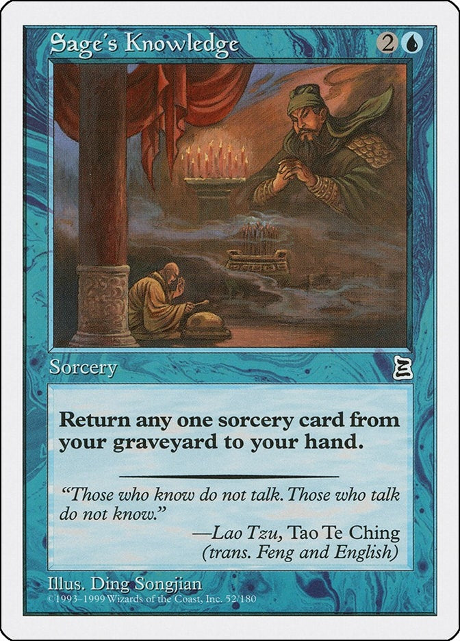 Image for Sage's Knowledge (52) (PTK) - Magic: The Gathering