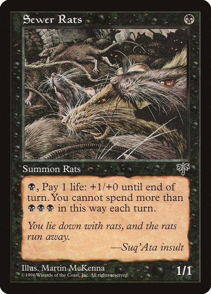 Image for Sewer Rats (MIR) - Magic: The Gathering