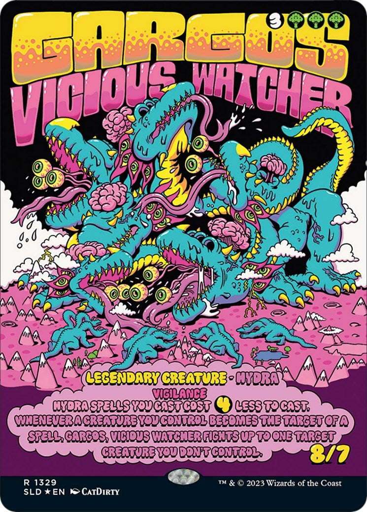 Image for Gargos, Vicious Watcher (1329) (SLD) - Magic: The Gathering