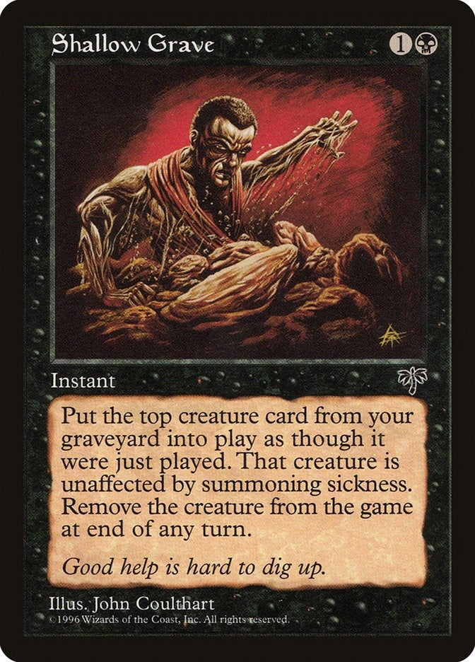 Image for Shallow Grave (MIR) - Magic: The Gathering
