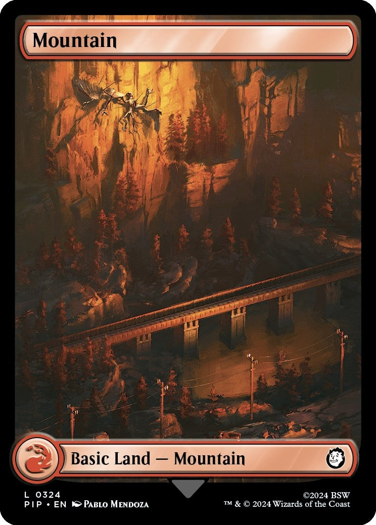 Image for Mountain (0324) (324) (PIP) - Magic: The Gathering