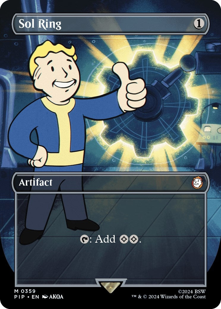 Image for Sol Ring (Borderless) (359) (PIP) - Magic: The Gathering