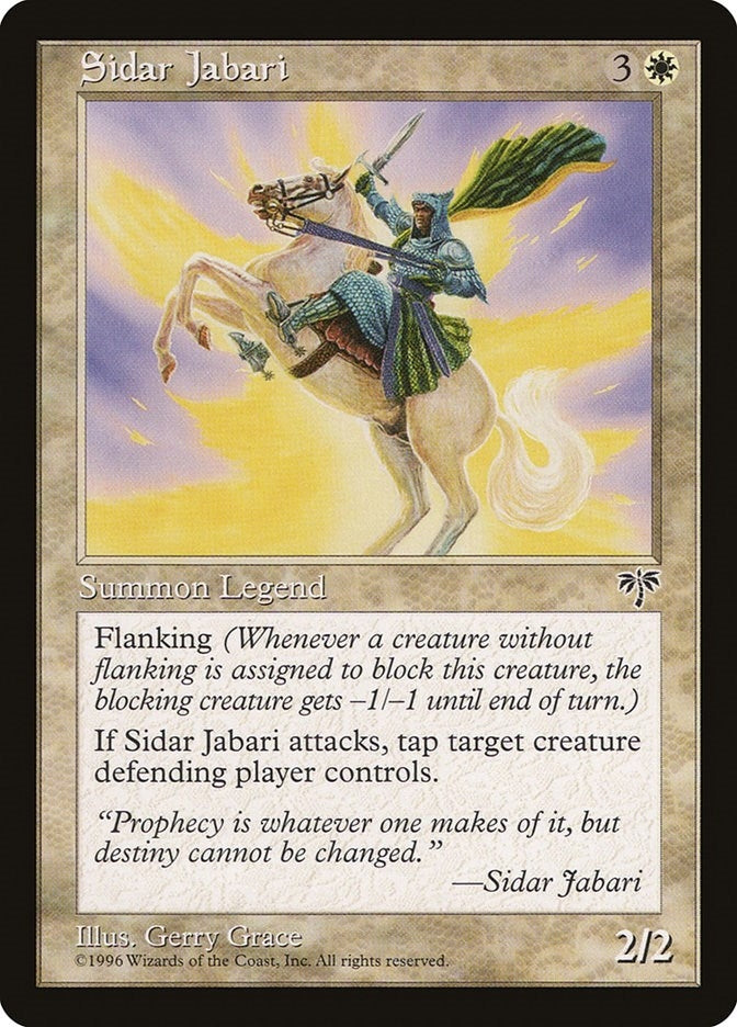 Image for Sidar Jabari (MIR) - Magic: The Gathering
