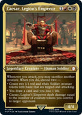 Image for Caesar, Legion's Emperor (Display Commander) - Thick Stock (1064) (PIP) - Magic: The Gathering
