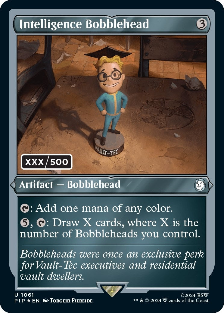 Image for Intelligence Bobblehead (Serial Numbered) (1061) (PIP) - Magic: The Gathering