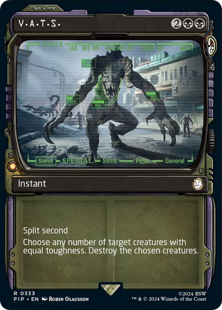 Image for V.A.T.S. (Showcase) (333) (PIP) - Magic: The Gathering