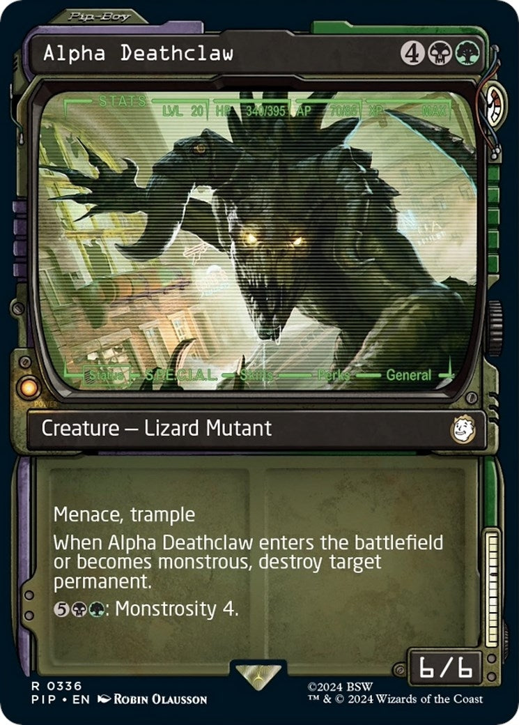 Image for Alpha Deathclaw (Showcase) (336) (PIP) - Magic: The Gathering