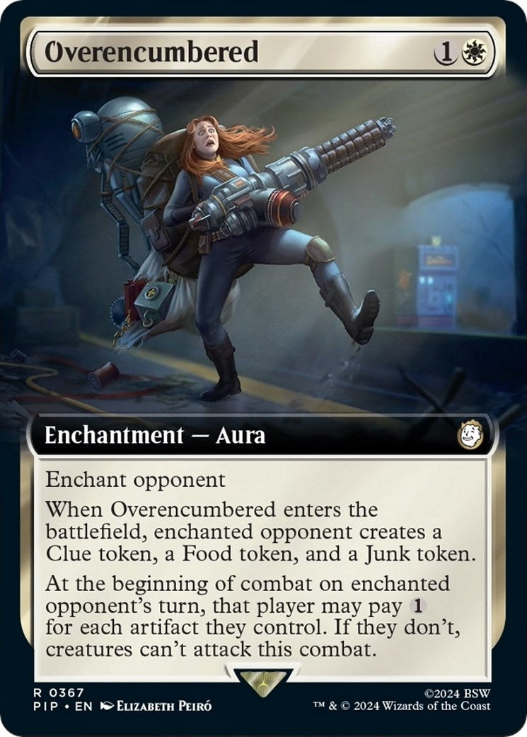 Image for Overencumbered (Extended Art) (367) (PIP) - Magic: The Gathering